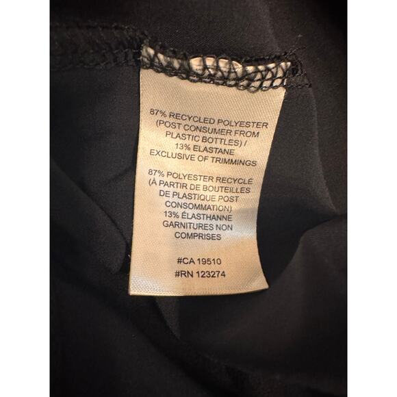 Lole Athletic Travel Dress V-Neck Black Size S Sleeveless Knee Length - Picture 4 of 4